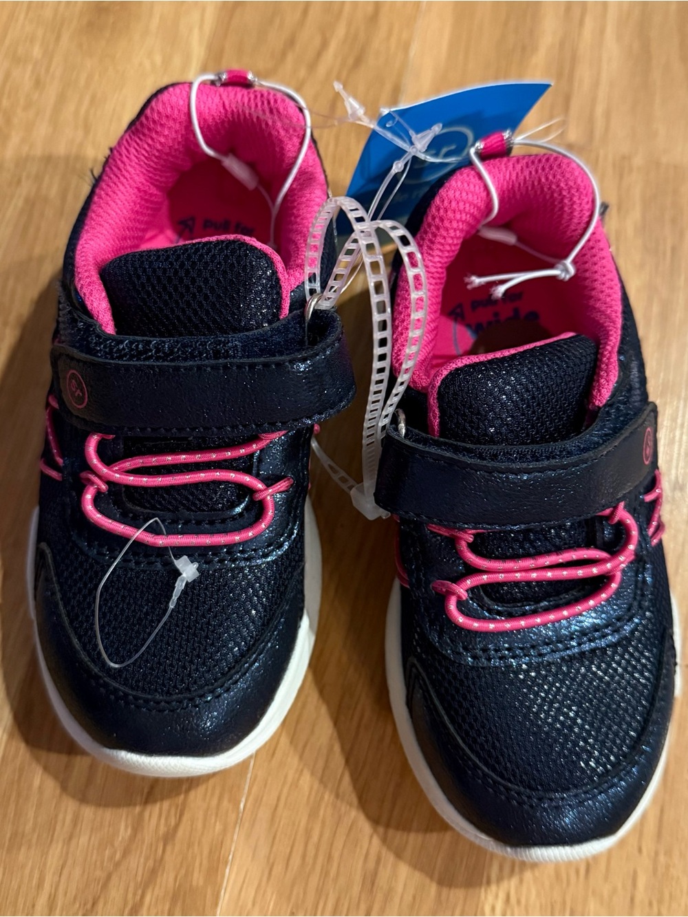 NEW Toddler Girls’ Stride Rite 360 Carson Athletic Running Shoes - Pink/Blue - 8